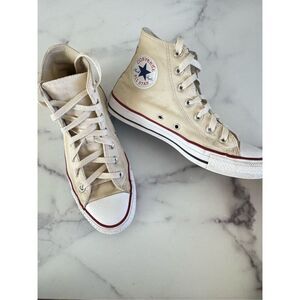 Chuck Taylor Converse 70 All Star high top cream parchment M6 / W8 red blue stri